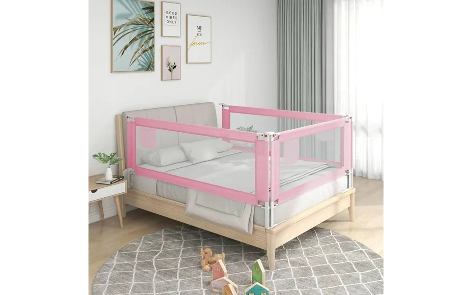 Sengegest to children's bed 200x25 cm fabric pink
