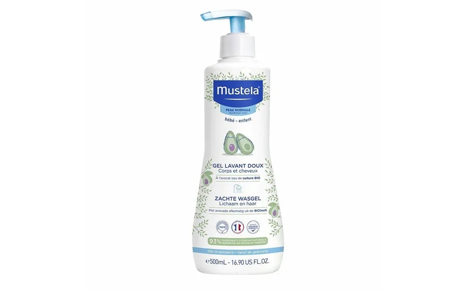 Shower gel past, the laws shampoo to children with atopic skin mustela nino 500 ml