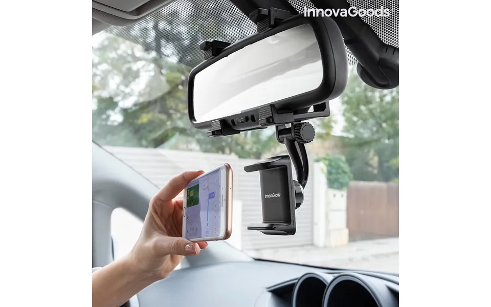 Smartphone mount to rearview mirror stropp innovagoods