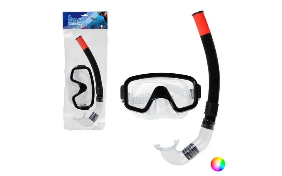 Snorkel Beskyttelsesbriller Og Rør Voksne 17,5 X 45 X 6 Cm Sort