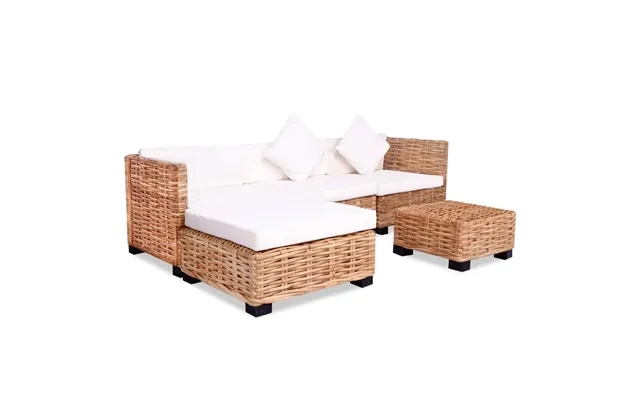 Sofa Set 14 Parts Natural Rattan product image