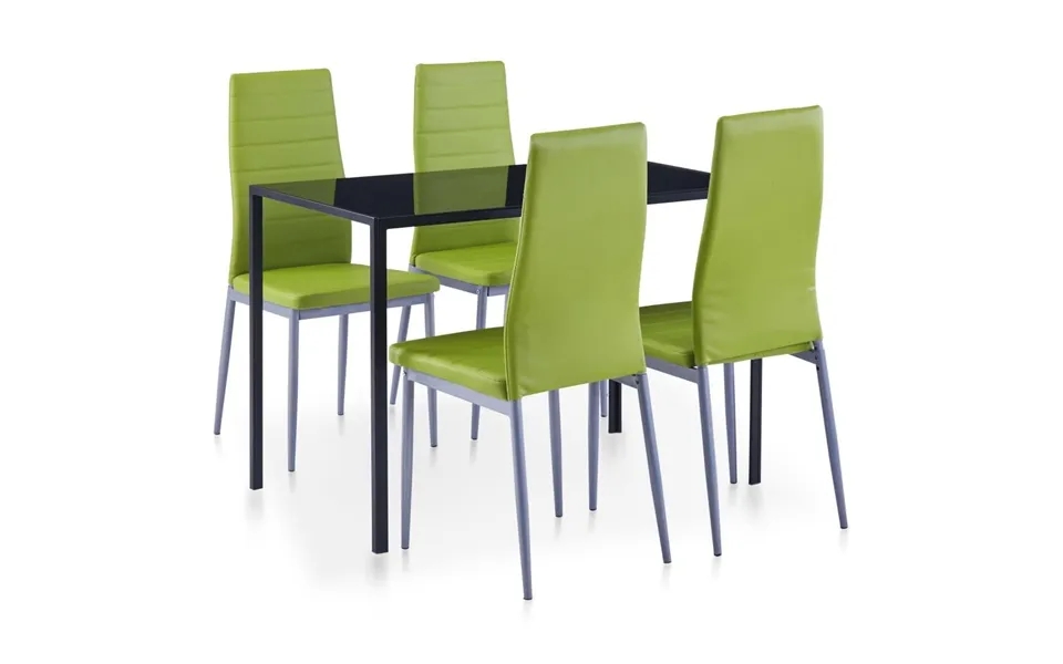 Spisebordssæt in 5 parts green