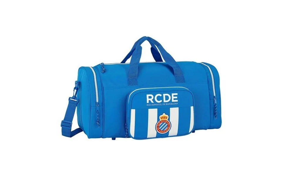Sports bag rcd espanyol blue white 55 x 26 x 27 cm