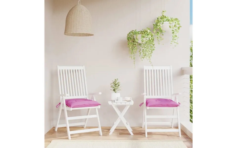 Chair cushions 2 paragraph. 50X50x7 cm oxford fabric pink