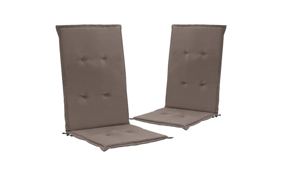 Chair cushions m. High back 2 paragraph. 120X50x3 cm fabric noble
