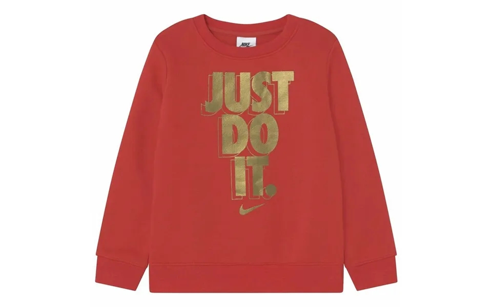 Sweaters Uden Hætte Til Børn Nike Gifting Rød 5-6 År