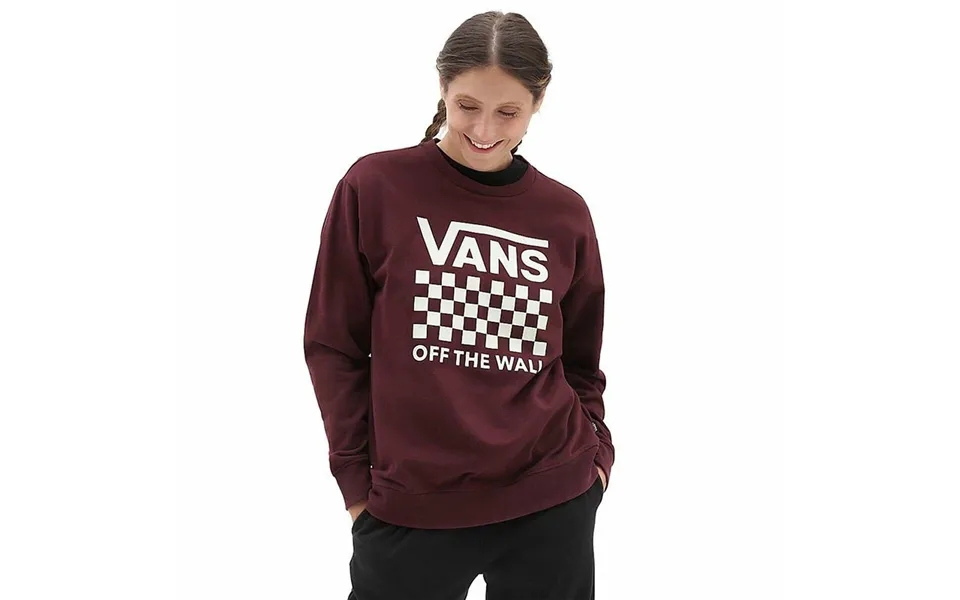 Sweaters without hood to women vans lock box crew b russet m