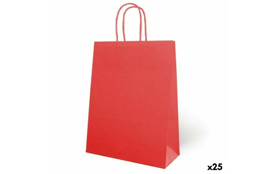 Bags fama red with handle 31 x 11 x 42 cm 25 devices