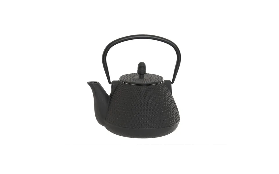 Teapot black stainless steel 1 l