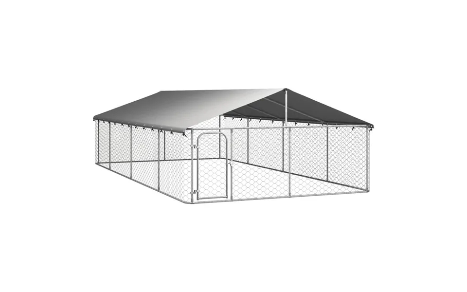 Outdoor dog crate with tag 600x300x150 cm