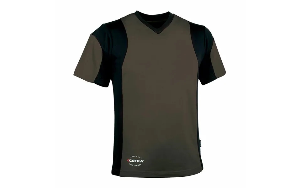 Unisex short sleeve t-shirt cofra java brown p