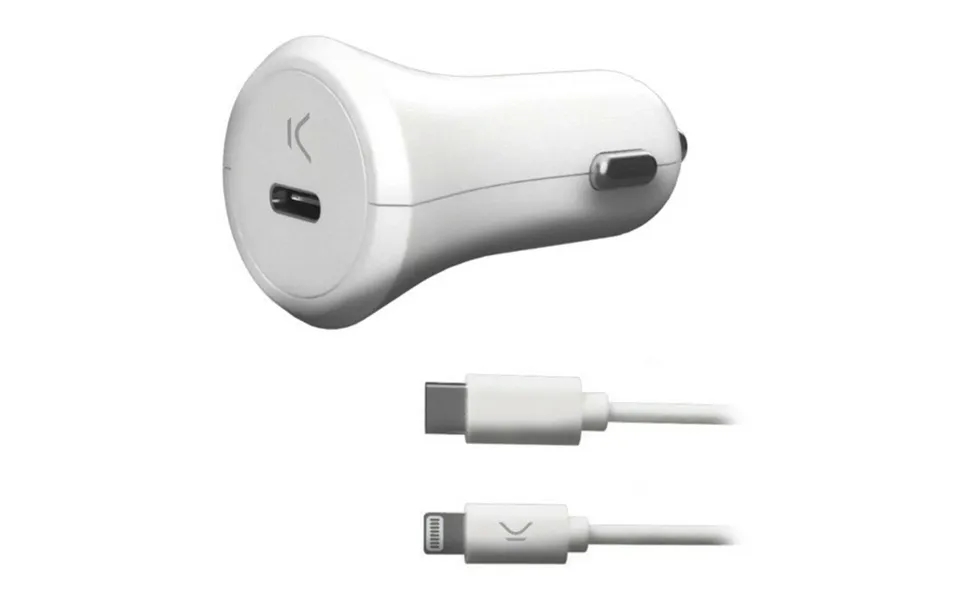 Usb car charger ksix apple compatible 18w