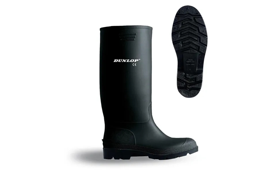 Wellington boots dunlop black polyester pvc 36