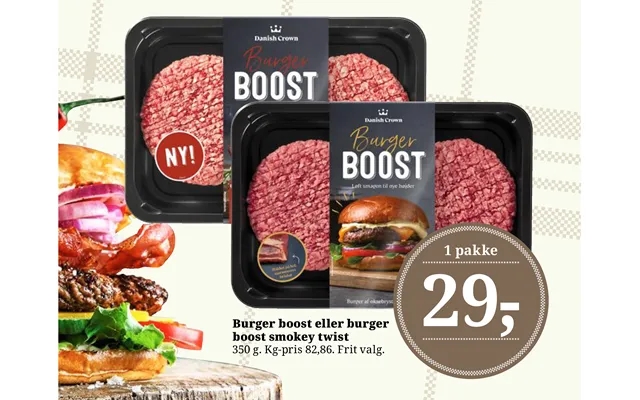Burger boost or burger boost smokey twist product image