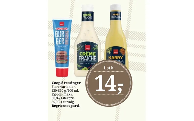 Coop dressings product image