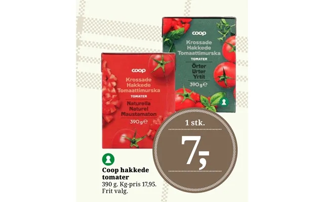 Coop chopped tomatoes product image