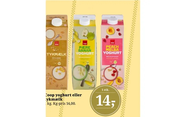Coop yogurt or junket product image