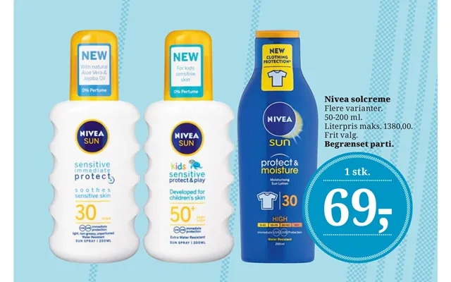 Nivea sunscreen product image
