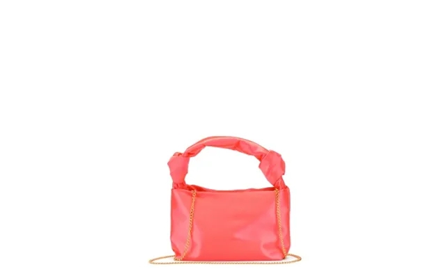 Bubbleroom Olivia Satin Knot Bag Coral One Size product image