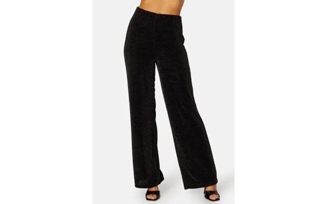 Bubbleroom Petronella Sparkling Trousers Black Gold Xs product image