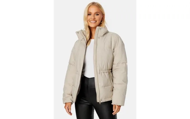 Bubbleroom rahima drawstring waist buffer jacket gray beige 44 product image