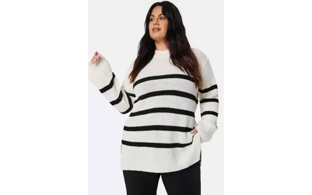 Bubbleroom Remy Striped Sweater White Striped S product image