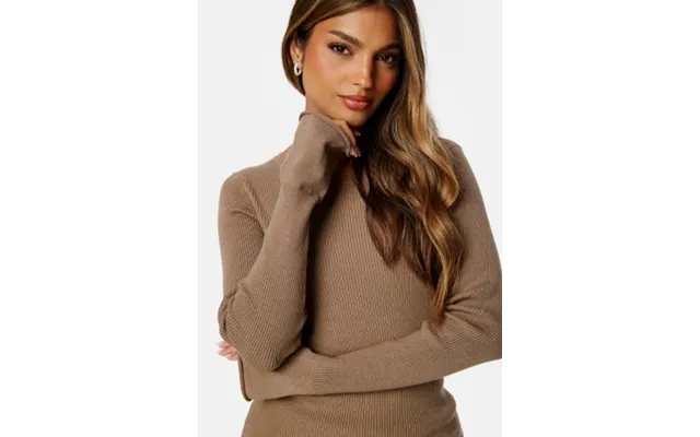 Bubbleroom Sabine Knitted Top Light Brown Xs product image