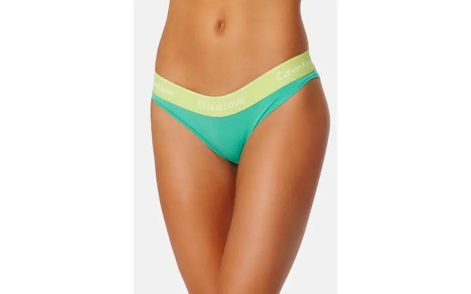 Calvin Klein Bikini 9t7 Aqua Green Xs