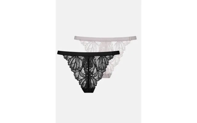 Dorina Trisha String 2-pack 2x0345- Black Lilac Xs product image