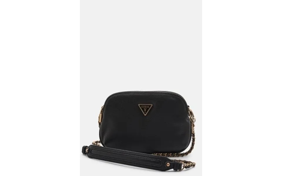 Guess Becci Double Zip Crossbody Bla Black One Size