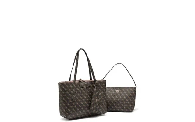 Guess Eco Brenton Tote Brown Logo One Size product image