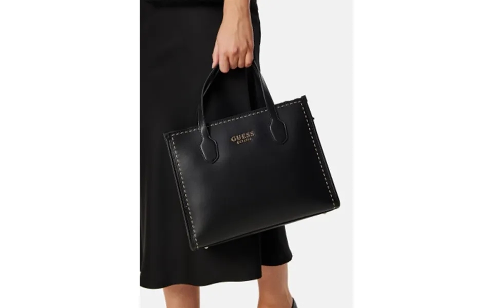 Guess Silvana 2 Compartment Tote Bla Black One Size