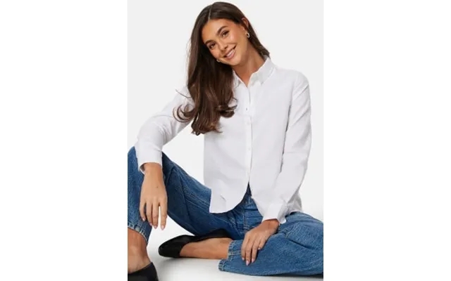 Pieces Irena Ls Oxford Shirt Bright White M product image