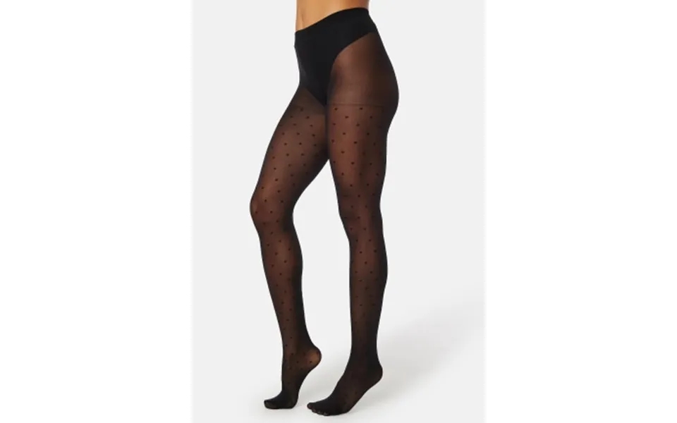 Pieces New Nikoline 20 Den Dot Tights Black M L