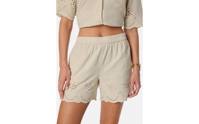 Pieces Pcalmina Embroidery Shorts Birch Xl product image