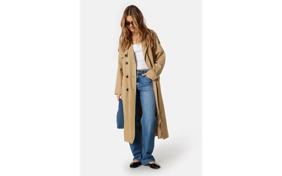 Selected Femme New Bren Ls Trenchcoat Cornstalk 42