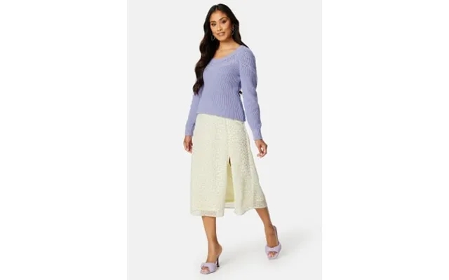 Vila Emmy Sweetheart L S Knit Top Sweet Lavender Xs product image