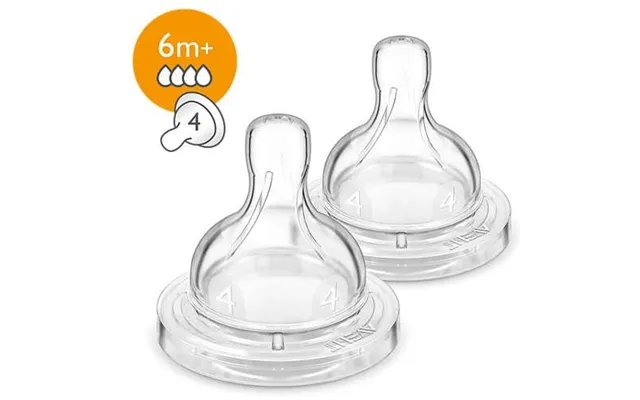 Philips Avent Scf634 27 Antikolik-sut 2 Stk. Sut Med Medium Gennemløb 6 M product image