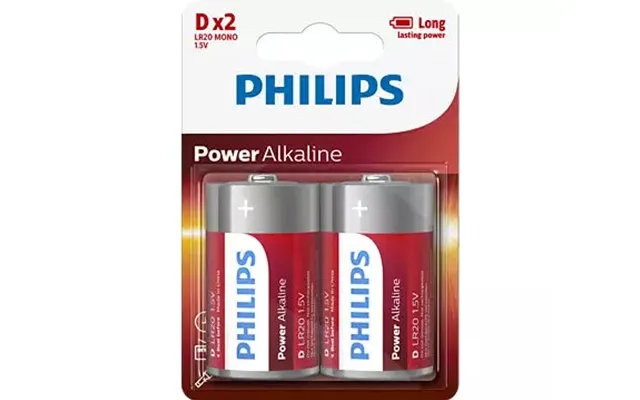 Philips Lr20p2b 10 Power Alkaline D 2-stk Batteri product image