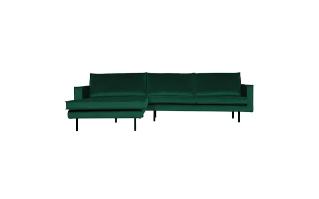 Rodeo chaise leftwards velours forest - green product image