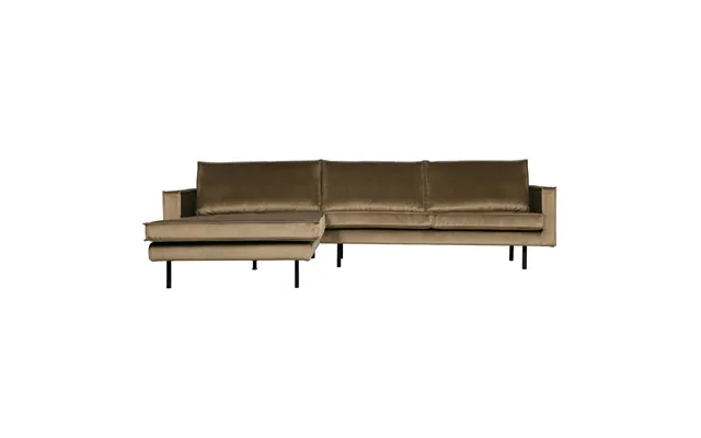 Rodeo chaise leftwards velours - taupe product image