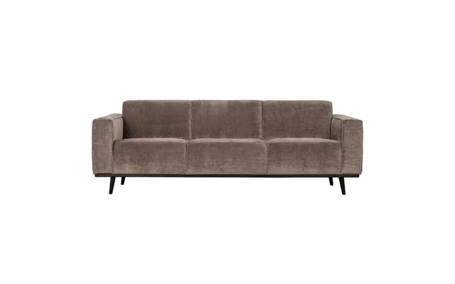 Statement 3-pers Sofa 230 Cm Flat Rib - Taupe product image