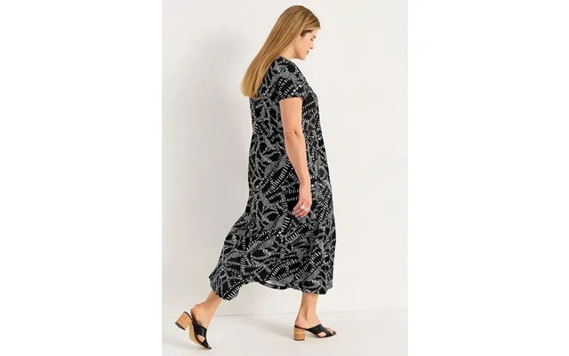 Pattern Jersey Dress With Volant Matilda product image