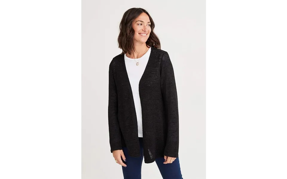 Strikket Cardigan Med Åben Front Marika