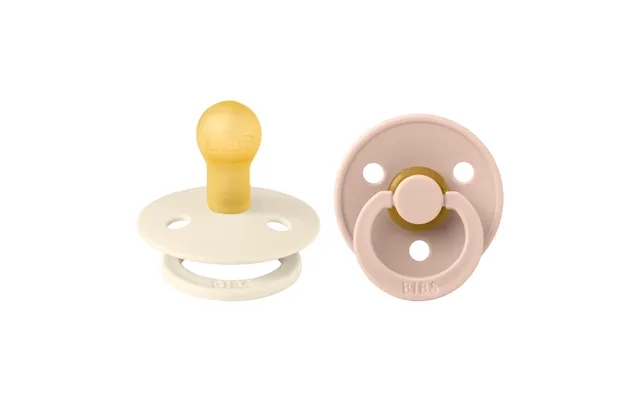Bibs Pacifier Colour Latex Ivory Blush Size 1 2pcs product image