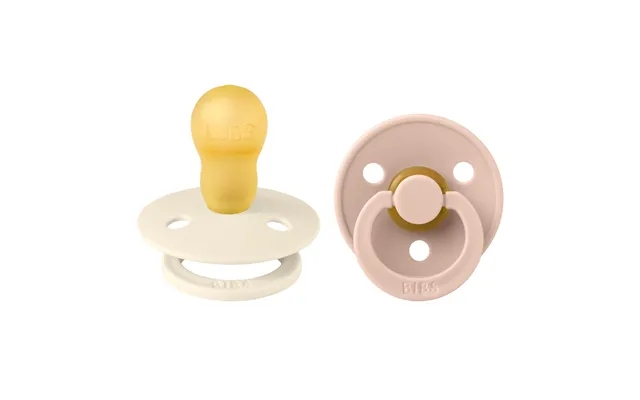 Bibs Pacifier Colour Latex Ivory Blush Size 3 2pcs product image