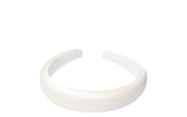 Dark Satin Hair Band Broad Off White product image