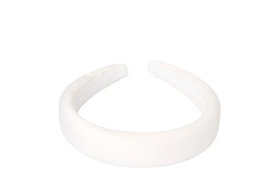 Dark Velvet Hair Band Broad Off White