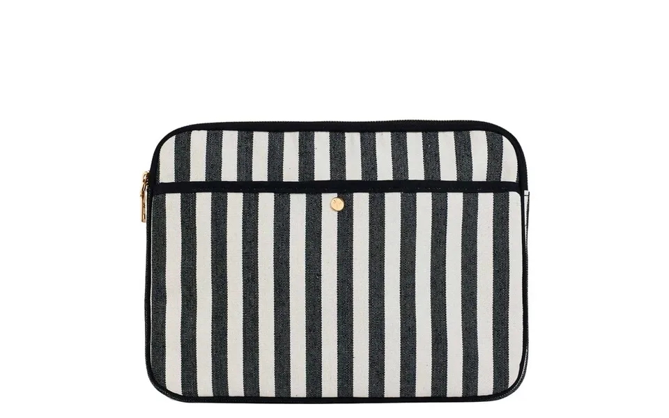 Fan Palm Cotton Stripe Laptop Sleeve