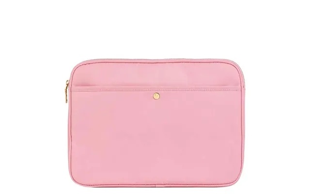Fan palm soft pink nylon laptop sleeve product image